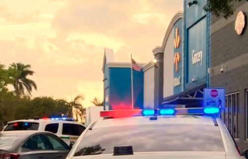 Rescue crews took a man to the hospital after he accidentally shot himself with his own firearm while inside the Walmart in Northeast Miami-Dade